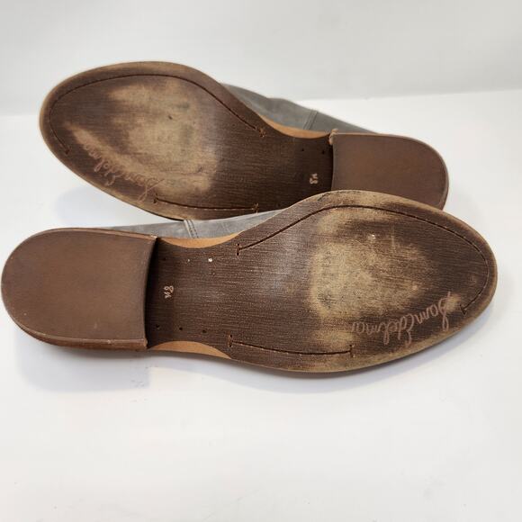 Sam Edelman Women Prentice Gray Leather Ankle Boots Size 8.5 M Convertible - Picture 9 of 9